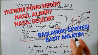 Yatırım Fonu Nedir Nasıl Alınır BASİT Anlatım [upl. by Carter]