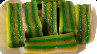 Kueh lapis  singapore special 9 layer steamed cake  കപ്പപ്പൊടി കൊണ്ടൊരു അടിപൊളി കേക്ക് [upl. by Delphina]