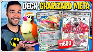 PokÃ©mon TCG LIVE Deck do CHARIZARD EX PROMO Shiny da BOX  Estudo de Deck 35 Destinos de Paldea [upl. by Chao627]