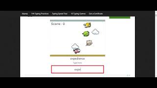 Typing Game Flying Race [upl. by Eran24]