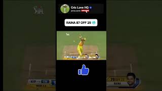 Raina 8725 ipl csk [upl. by Relyuc]