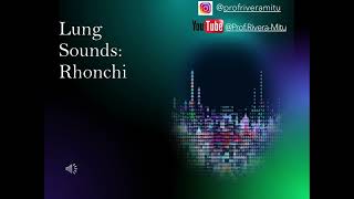 Lung Sounds Rhonchi [upl. by Analiese]