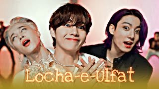 locha e ulfat  bts edits korean mix hindi songs  kpop kimchi ✨🦋 [upl. by Flanders]