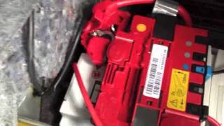 BMW E92E90 E93 Car Battery Replacement [upl. by Ennobe336]