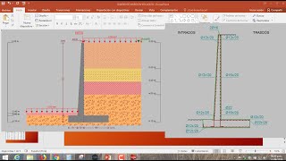 DISEÑO DE MURO DE CONTENCIÓN EN VOLADIZO UTILIZANDO EL PROGRAMA CYPE [upl. by Amatruda388]