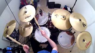 Kansas  Carry On Wayward Son Drum Cover [upl. by Anoynek669]