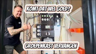 3 fase groepenkast plaatsen in hoofddorp  Elektricien  XL video 8 [upl. by Ylellan]