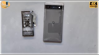 google Pixel 6 Battery Replacement 4K google pixel repair brocken [upl. by Eceinahs]