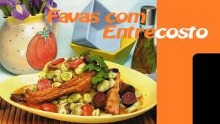 FAVAS COM ENTRECOSTO  RECEITAS [upl. by Lohner385]