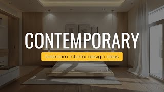 Sleek and Chic AICreated Contemporary Bedroom Inspirations [upl. by Haimerej783]