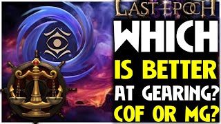 Last Epoch Merchants Guild Or CoF Which is Better Level 100 Gear Comparison [upl. by Viddah]