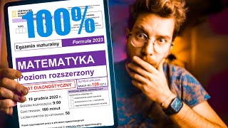 📝100 na maturze ROZSZERZONEJ 2023 z MATEMATYKI ❗️arkusz próbny  grudzień 2022 [upl. by Giraldo42]