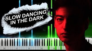 Joji  SLOW DANCING IN THE DARK Piano Tutorial [upl. by Cinelli711]