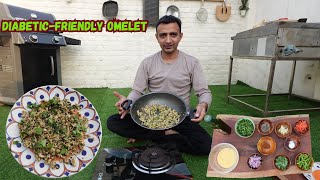 Diabetes Friendly Egg Omelet Recipe  Healthy and Delicious Breakfast [upl. by Naawaj666]