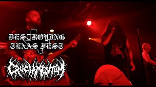 Cruciamentum  Live  Destroying Texas Fest 18 [upl. by Yhtur793]