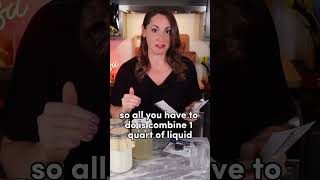 Easiest way to make KEFIR at home Best probiotic drink 😉 culturesforhealth kefir guthealth [upl. by Colby]