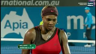 Elena Dementieva v Serena Williams  Sydney 2010 Final Highlights [upl. by Coppinger]