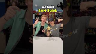 Building Sam Sulek out of LEGO LEGO [upl. by Godliman996]