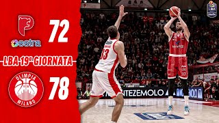 Pistoia  Olimpia Milano Highlights [upl. by Dulce327]