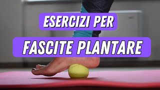 🔴ESERCIZI PER FASCITE PLANTARE [upl. by Dorette]