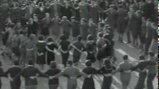 Archival Footage Jews Dancing the Hora in Munkács [upl. by Mairem957]