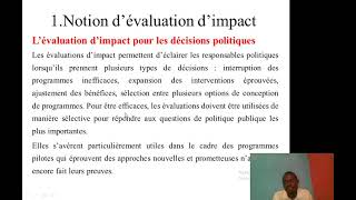 EVALUATION D’IMPACT PAR LA METHODE D’APPARIEMENT SUR SCORES DE PROPENSIONPSM [upl. by Cannell]