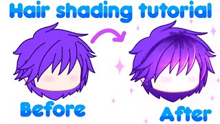 🥀How i shade my thumbnails🥀 Tutorialnt  Gacha life  ibispaint x [upl. by Neelyar]