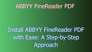 ABBYY FineReader PDF ABBYY FineReader PDF2024 [upl. by Vere]