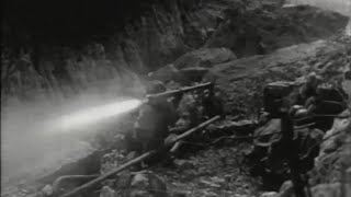 US Army Action Balete  Dalton Pass Sante Fe Wawa Dam Luzon Philippines WW2 Footage [upl. by Doralia]