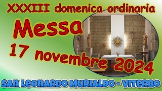 Messa 17 novembre 2024 [upl. by Lezned]