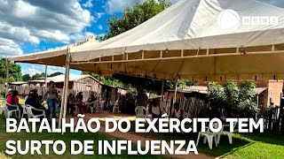 Batalhão do exército tem surto de influenza [upl. by Christmas]