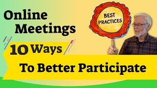 10 Best Practices for Participating in Online Meetings [upl. by Beaudoin]