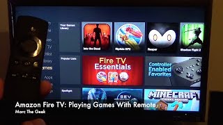 Amazon Fire TV Playing Games with Remote [upl. by Ilrebmyk]