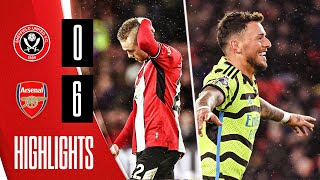 Sheffield United 06 Arsenal  Premier League highlights [upl. by Biernat]