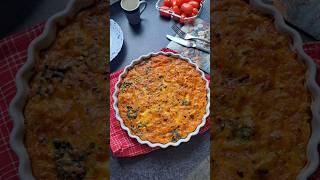 Crustless Quiche shortsvideo youtubeshorts quiche recipe crustlessquiche [upl. by Ajax563]