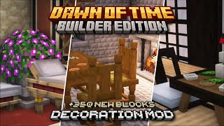 NEW FURNITURE MOD SHOWCASE 1201 🪑 Minecraft cultural architecture  DoT  Builder Edition [upl. by Anaik]