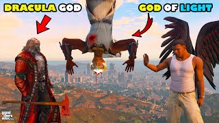 Franklin Found HERMES GOD OF LIGHT To Trap ZEUS in GTA 5  SHINCHAN and CHOP  PART 3 [upl. by Pennington980]