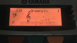 Yamaha PSR260  Greensleeves [upl. by Merill399]