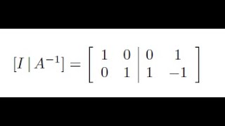 Inverse of a matrix using adjoining augmented matrix and Gauss Jordan Elimination Example 1 [upl. by Amiaj]