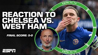 REACTION Chelsea beats West Ham by 5 👀 Im VERY pleased with them  Leboeuf  ESPN FC [upl. by Scotney640]