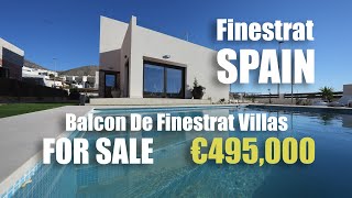 Contemporary detached Villas for sale in Balcon De Finestrat Spain  Property in Spain [upl. by Aland]