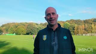 Mark Fretwell talks after the 41 win over Silkstone United [upl. by Laufer]