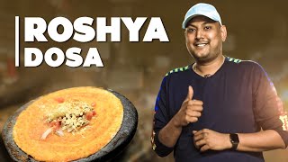 Kadapa Famous Egg Dosa  Karam Dosa  Roshaiah Dosa  Street Byte  Indian Street Food  Silly Monks [upl. by Htebzil]