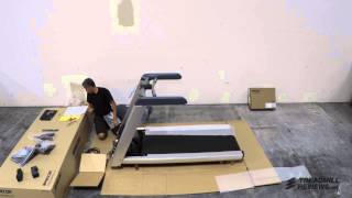 Precor TRM 445 Treadmill Assembly [upl. by Naujak734]