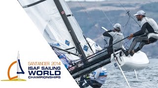 2014 ISAF Worlds  49er 49erFX Finn and Nacra 17 Medal Races [upl. by Jeu791]