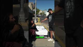 Homelessness in Albuquerque New Mexico Does he do it often streetinterview [upl. by Gnem]