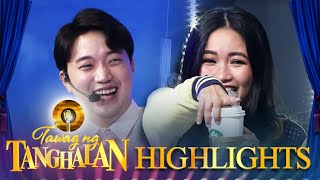 Ryan Bang gives Yeng Constantino a coffee  Tawag Ng Tanghalan [upl. by Anotyal]