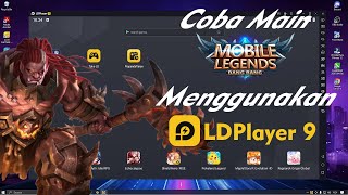 GAME  Cara Bermain ML  MLBB Lewat PC  Cara install emulator LDPlayer 9 pada pc win 10 [upl. by Wheeler]