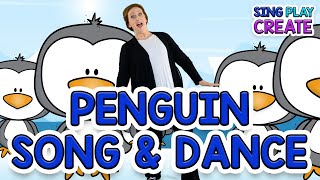 Penguin Song and Dance Winter Brain Break Penguin Action Song Sing Play Create [upl. by Miguelita]