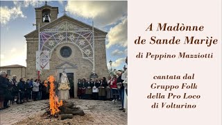 A Madònne de Sande Marìje di Peppino Mazziotti [upl. by Annahsohs]